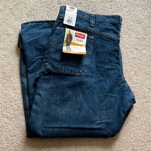 NWT Wrangler Fleece Lined Carpenter Jeans